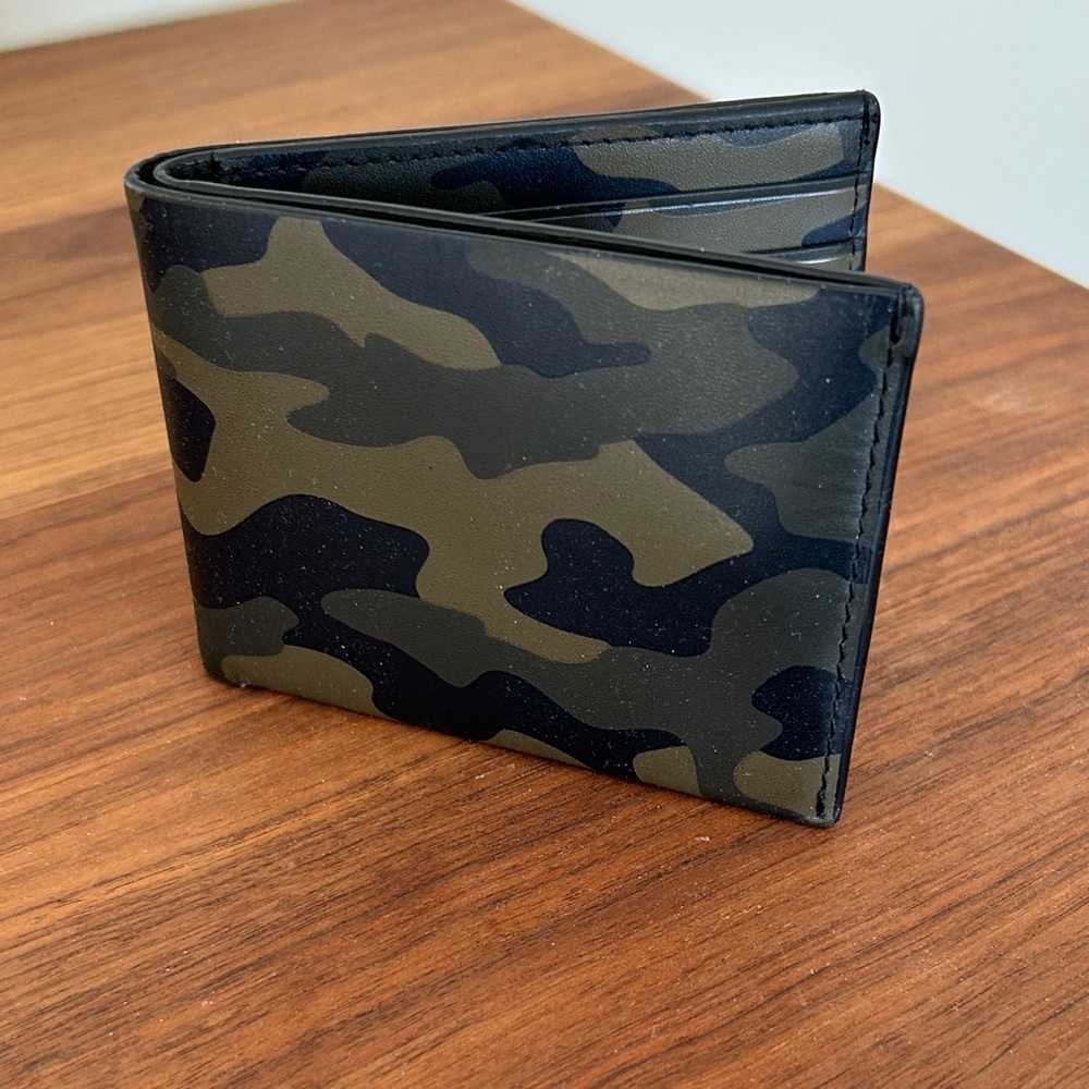 Banana Republic Camouflage Leather Wallet
